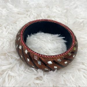 VINTAGE BROWN WITH DETAILS BRACELET